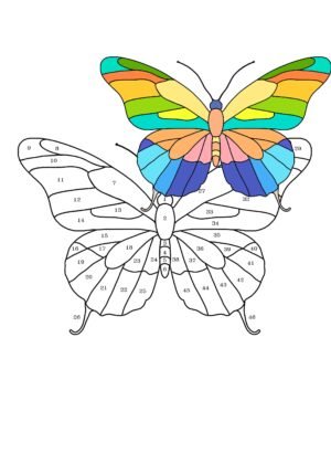Digital Download Butterfly Stained Glass Pattern, Modern Suncatcher, Diy Stained Glass