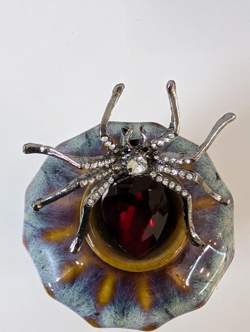 Brooch 4 Unisex Crystal Spider Dragonfly Brooch Unique Jewelry for Men and Women - Image 5