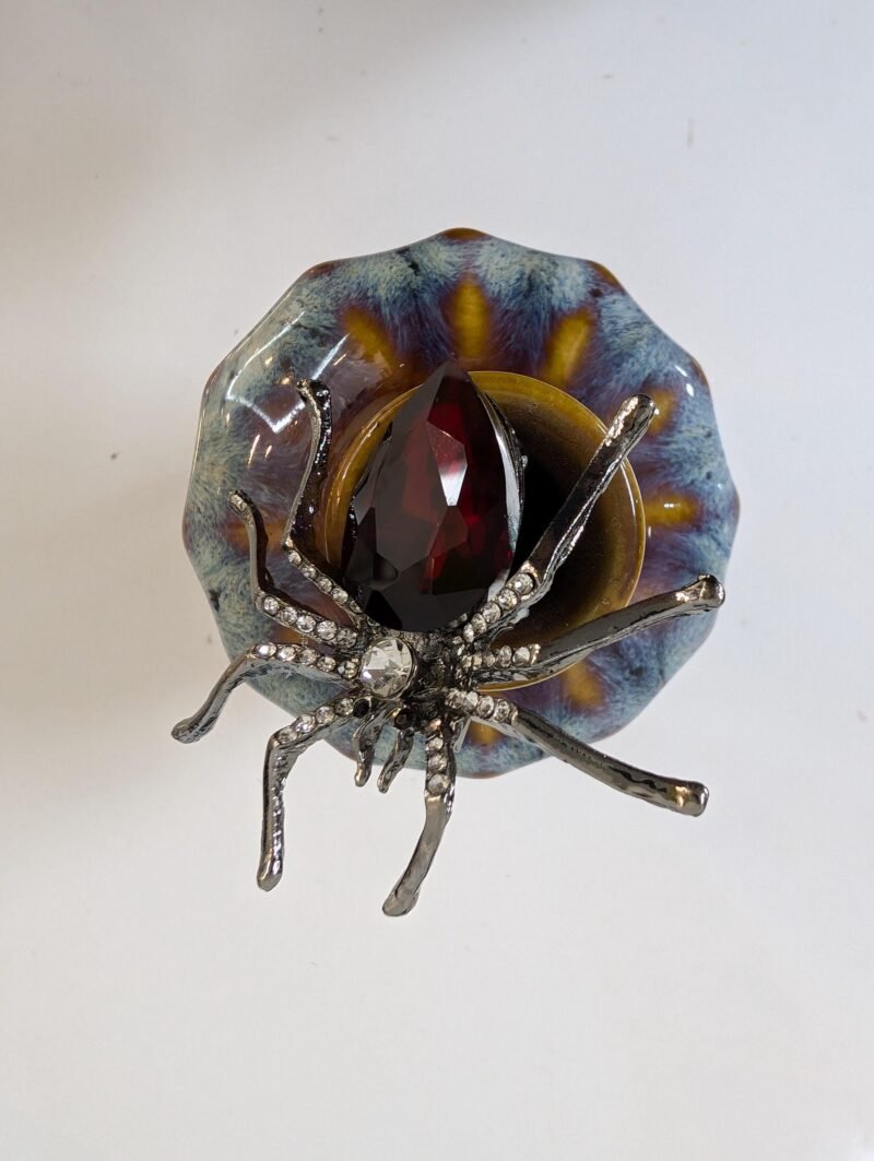 Brooch 4 Unisex Crystal Spider Dragonfly Brooch Unique Jewelry for Men and Women - Image 6