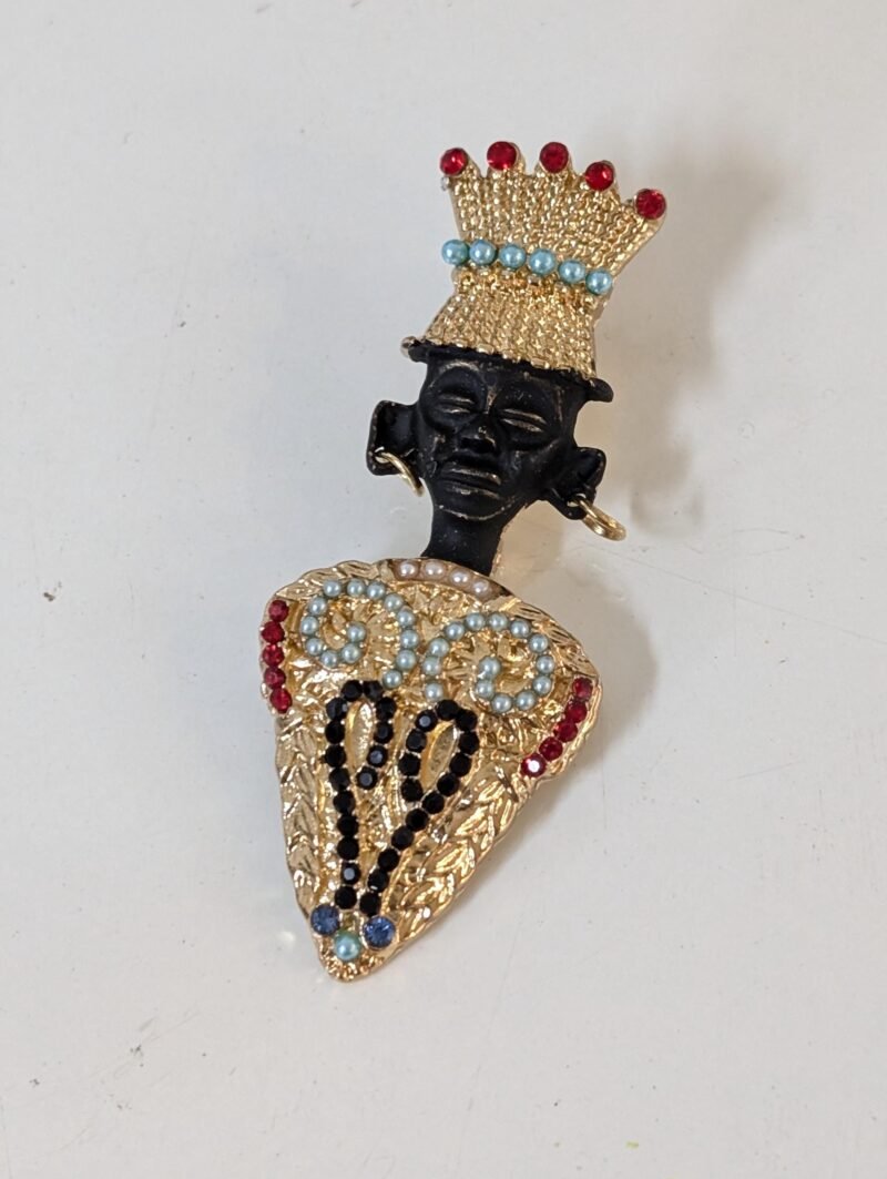 Brooch 18 Baroque Style Vintage Fashion Brooch Bold and Elegant african art - Image 5