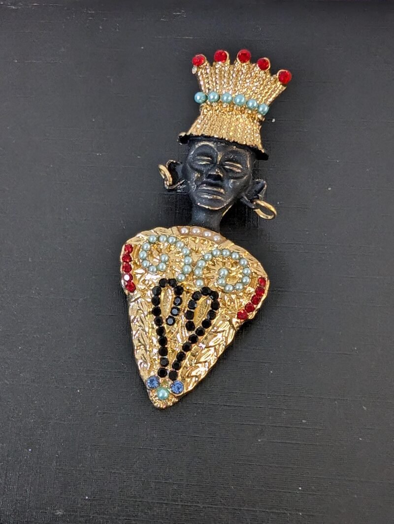 Brooch 18 Baroque Style Vintage Fashion Brooch Bold and Elegant african art - Image 4