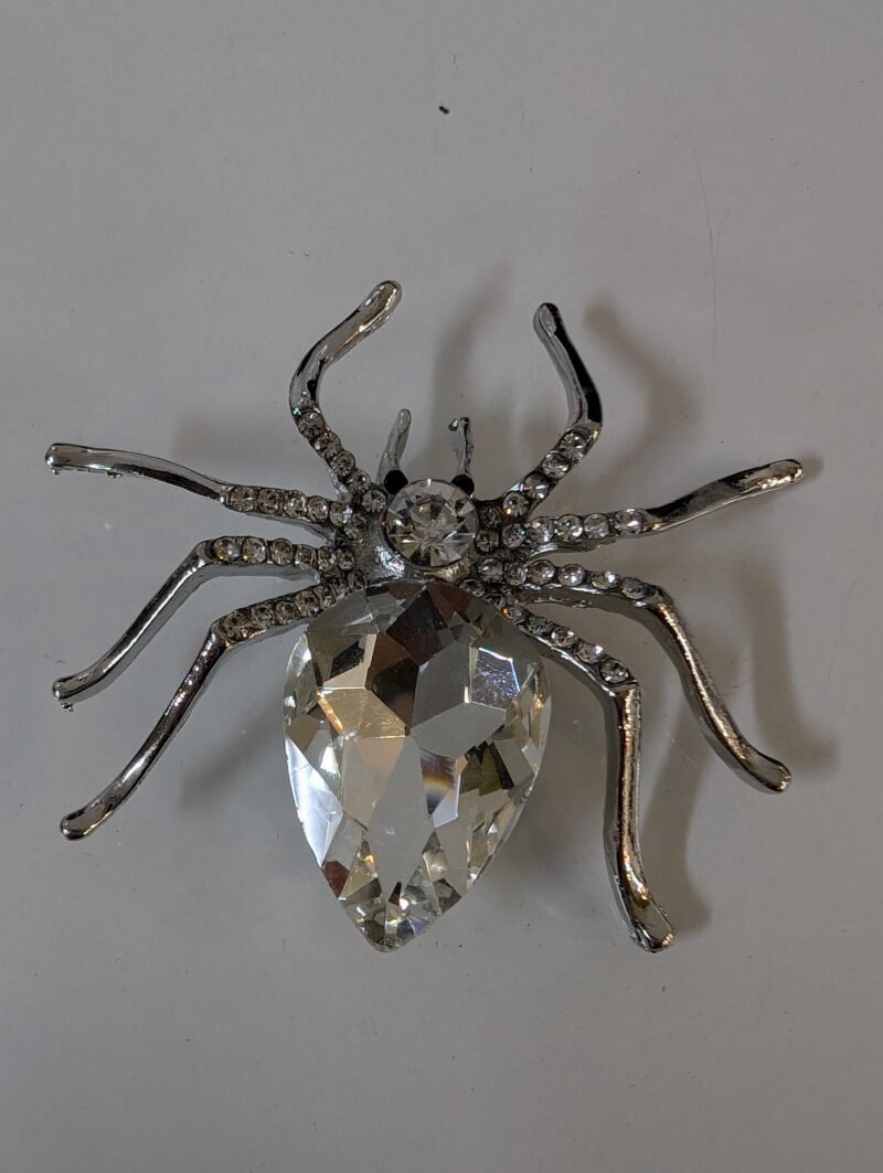 Brooch 23 Stylish Large Spider Brooch Retro Crystal Insect Jewelry - Image 5