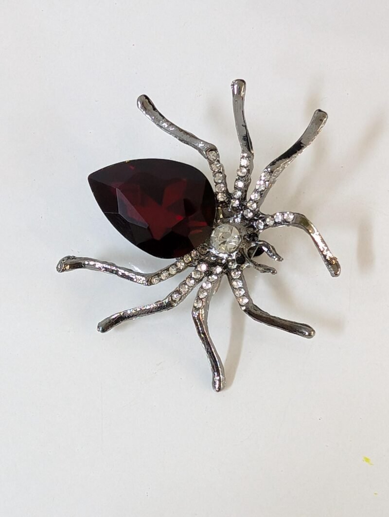 Brooch 4 Unisex Crystal Spider Dragonfly Brooch Unique Jewelry for Men and Women - Image 3