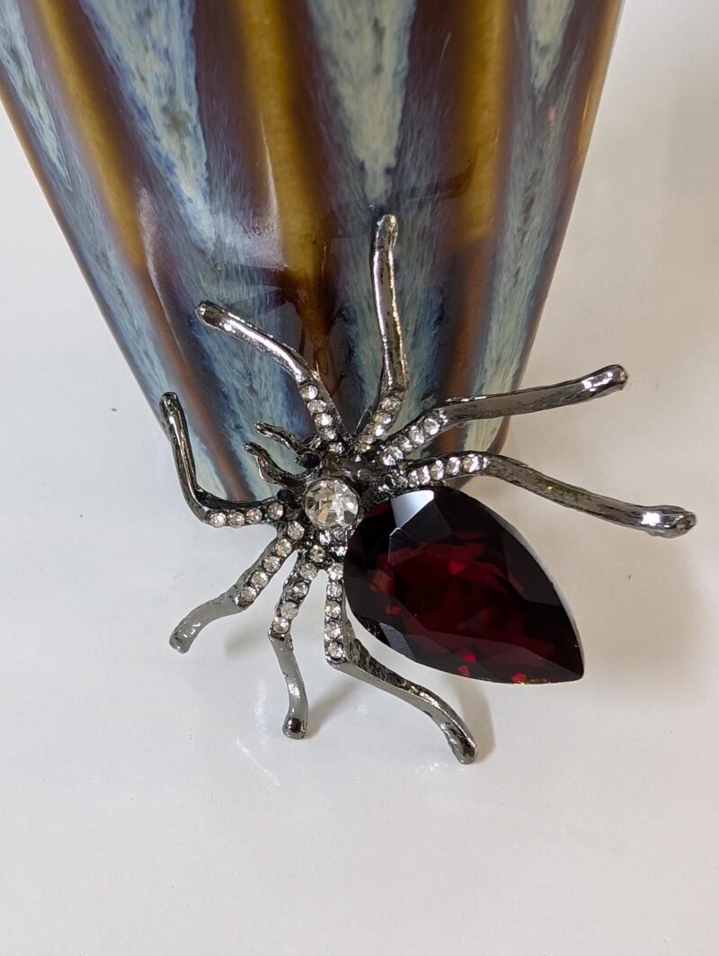 Brooch 4 Unisex Crystal Spider Dragonfly Brooch Unique Jewelry for Men and Women