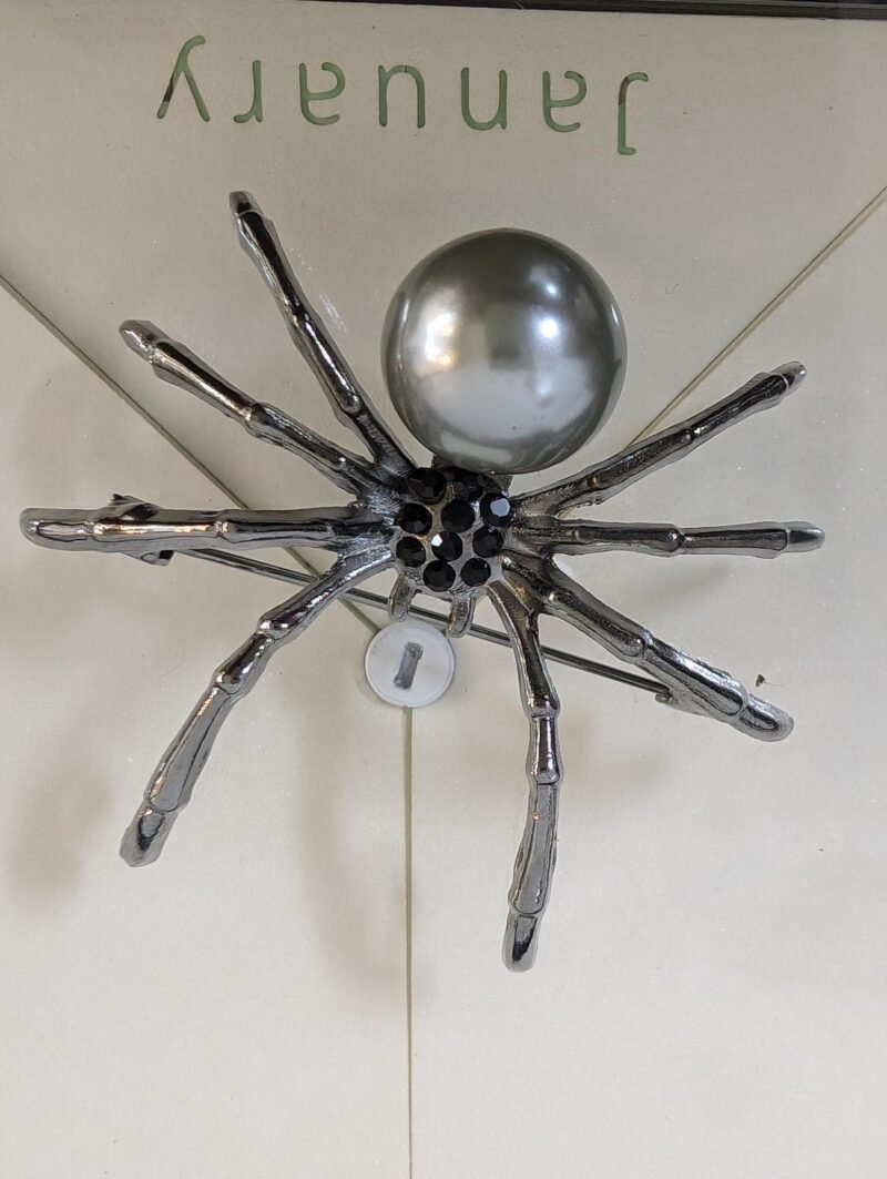 Brooch 7 Unique Black Spider Brooch Bold Statement Pin - Image 3