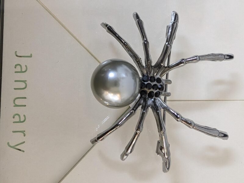 Brooch 7 Unique Black Spider Brooch Bold Statement Pin - Image 8