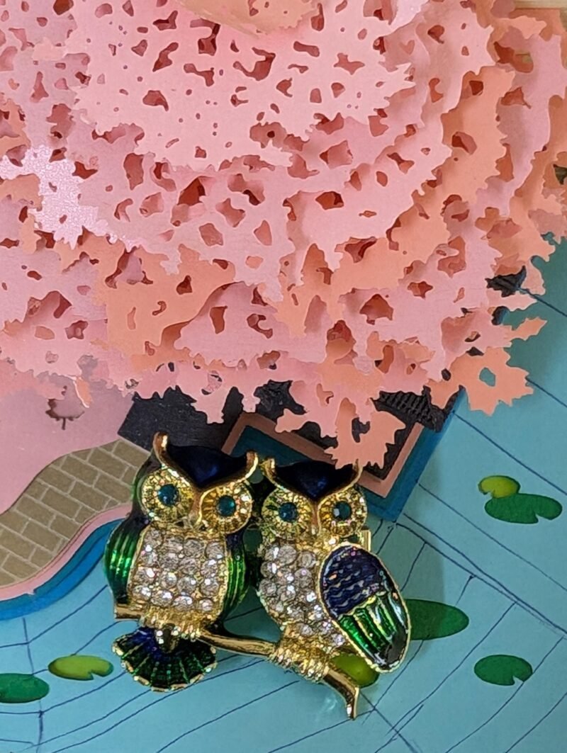 Brooch 13 Fashion Crystal Owl Brooch Elegant Statement Piece