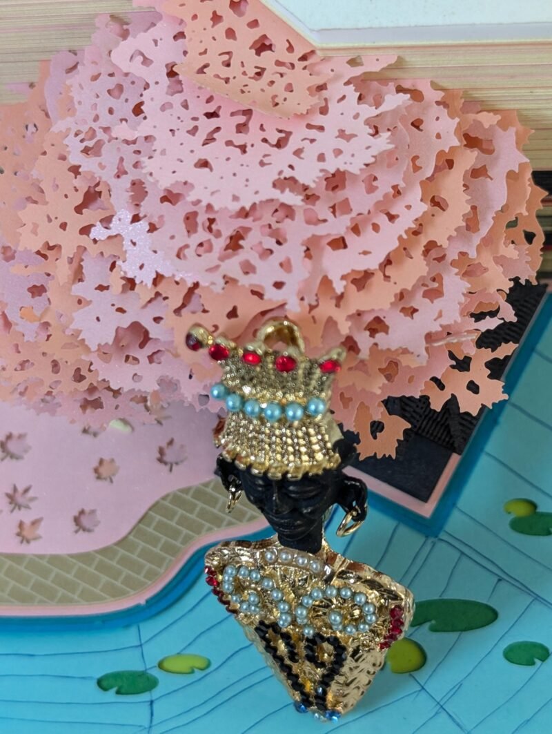 Brooch 18 Baroque Style Vintage Fashion Brooch Bold and Elegant african art - Image 2