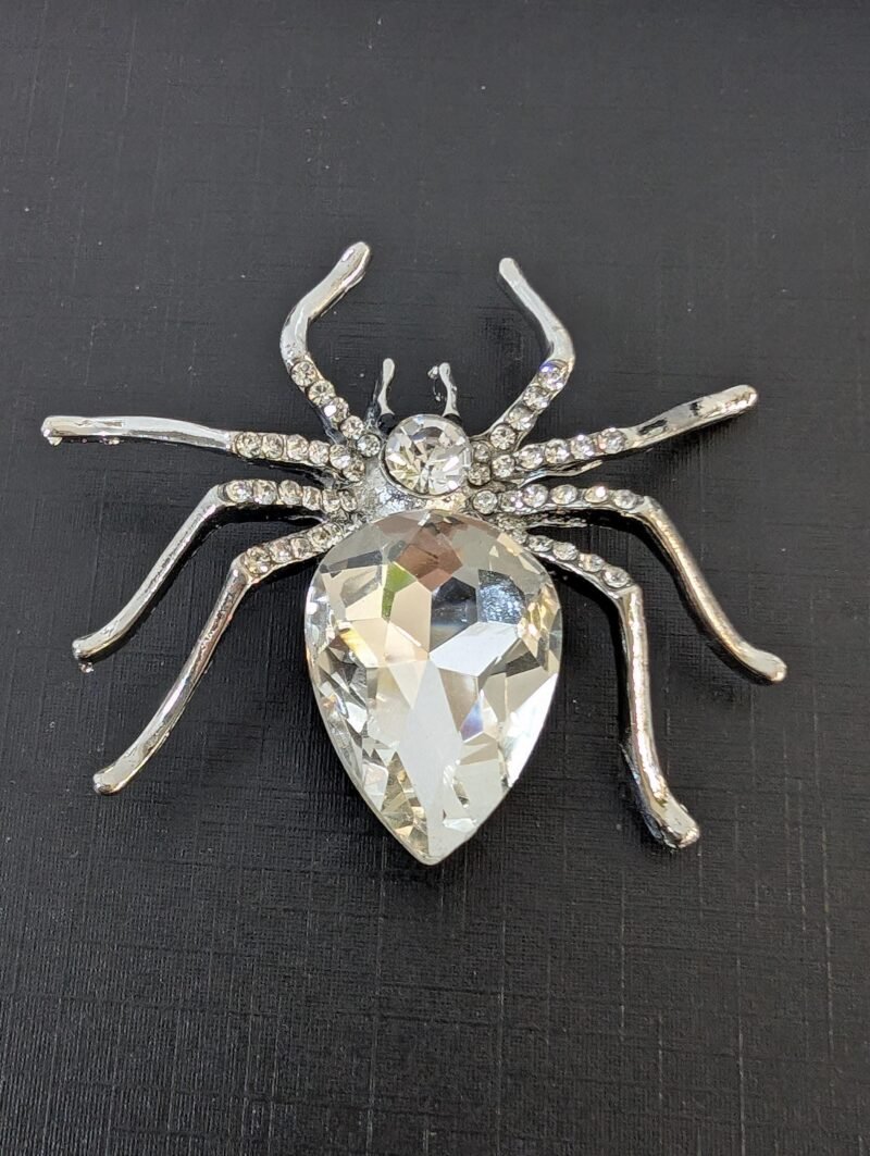 Brooch 23 Stylish Large Spider Brooch Retro Crystal Insect Jewelry - Image 7