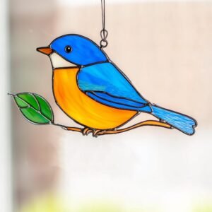 Digital Download Robin T79 ,Stained Glass Pattern,Modern Suncatcher,Diy Stained Glass,Easy art Hobby License Beginner to Intermediate