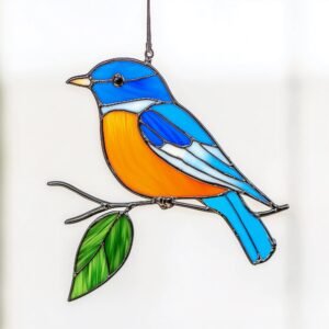 Digital Download Robin T39 ,Stained Glass Pattern,Modern Suncatcher,Diy Stained Glass,Easy art Hobby License Beginner to Intermediate