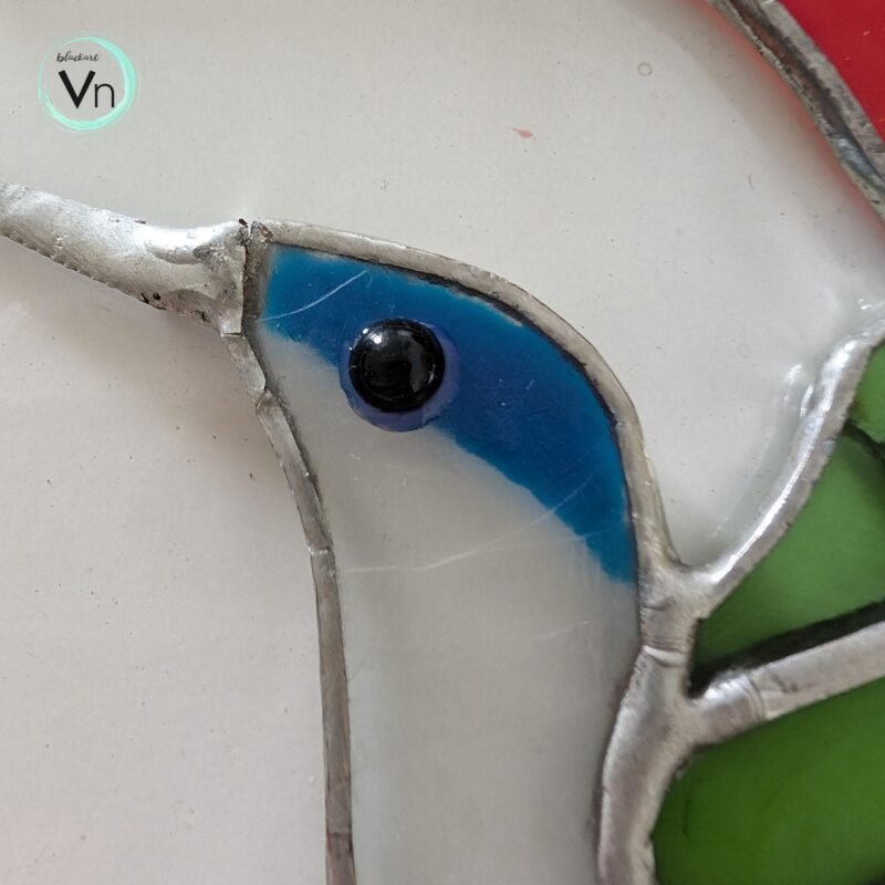 Create Beautiful eye for Stained Glass Birds 40 Pcs Black Eyes for bird Stained Glass tool  6mm, 8mm DIY Craft - Image 4
