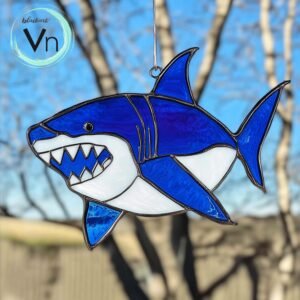 Digital Download FAT SHARK T01,Stained Glass Pattern,Modern Suncatcher,Diy Stained Glass,Easy art Hobby License Beginner to Intermediate