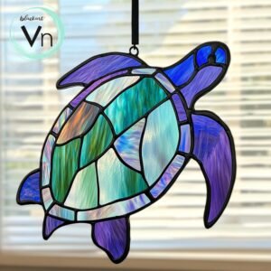 Digital Download  PATTERNS â€¢ Ocean , and Turtle T01 Stained glass