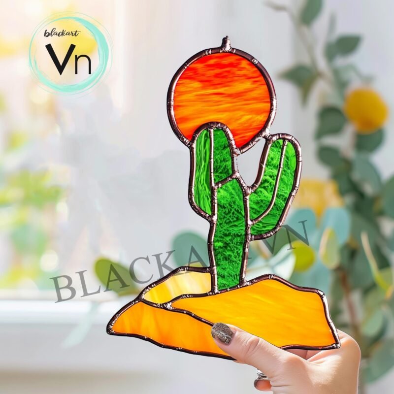 Digital Download  Pattern   Stained Glass  , Modern Suncatcher, Diy Stained Glass - Image 2
