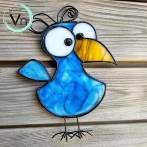 Digital Download Birds, Stained Glass, Suncatchers, Stained Glass Birds, Crazy Birds, Unique Gifts, Modern Suncatcher